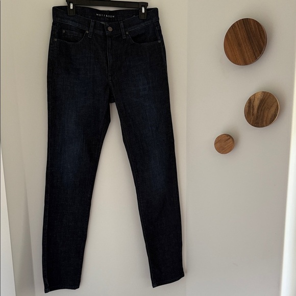 Mott & Bow Blue Slim Crosby Jeans W30 L32 - Picture 2 of 14